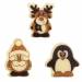 3 Figurines de Nol - Chocolat Blanc. n1