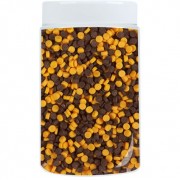 Confettis Orange et Noir (50 g) - Sucre