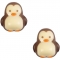 2 Pingouin 3D (3 cm) - Chocolat Blanc images:#0