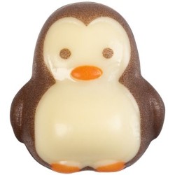 2 Pingouin 3D (3 cm) - Chocolat Blanc. n2