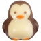 2 Pingouin 3D (3 cm) - Chocolat Blanc images:#2