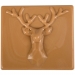 2 Embouts de Bche Origami (9 cm) - Caramel. n1