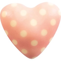 4 Coeur 2D 3 cm - Chocolat Blanc. n4