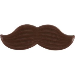 3 Moustaches (5 cm) - Chocolat Noir / Lait / Blanc. n2
