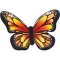 2 Papillons 3D (3,5 cm) - Sucre images:#0