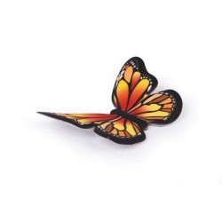 2 Papillons 3D (3, 5 cm) - Sucre. n1