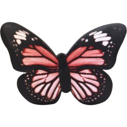 2 Papillons 3D (3, 5 cm) - Sucre. n4