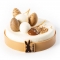 4 Petits Œufs 3D Motifs (3,8 cm) - Chocolat Caramel images:#1