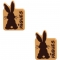 2 Plaquettes 'Pâques' (3,5 cm) - Chocolat Caramel images:#0