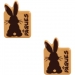 2 Plaquettes  Pques  (3, 5 cm) - Chocolat Caramel. n1