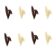 8 Oreilles de Lapin - 4 Chocolat Blanc/4 Chocolat Noir images:#0