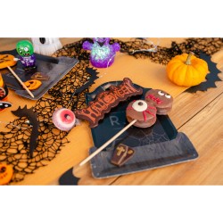 2 Cercueils Halloween (5 cm) - Chocolat Noir. n1