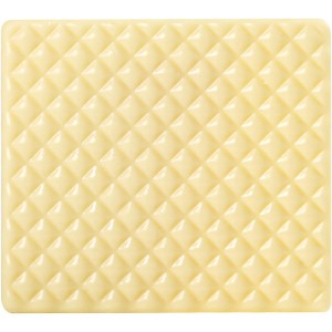 2 Embouts de Bche Relief 9 cm - Chocolat Blanc