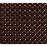 2 Embouts de Bche Relief 9 cm - Chocolat Noir