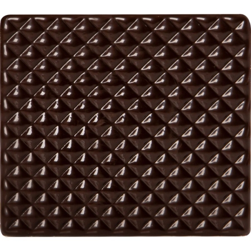 2 Embouts de Bche Relief 9 cm - Chocolat Noir 