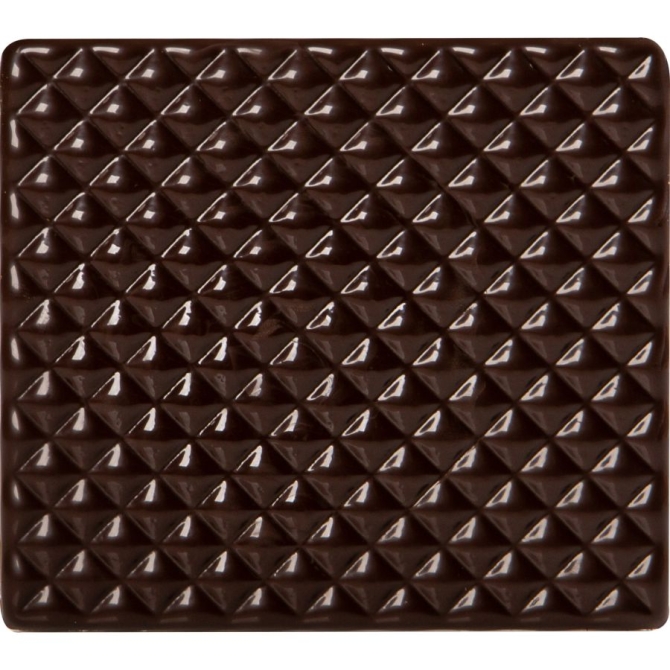 2 Embouts de Bche Relief 9 cm - Chocolat Noir 