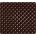 2 Embouts de Bûche Relief 9 cm - Chocolat Noir. n°1