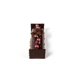 2 Embouts de Bche Relief 9 cm - Chocolat Noir. n1