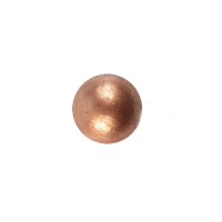 1 Boules Disco Bronze  2,8 cm - Chocolat Blanc