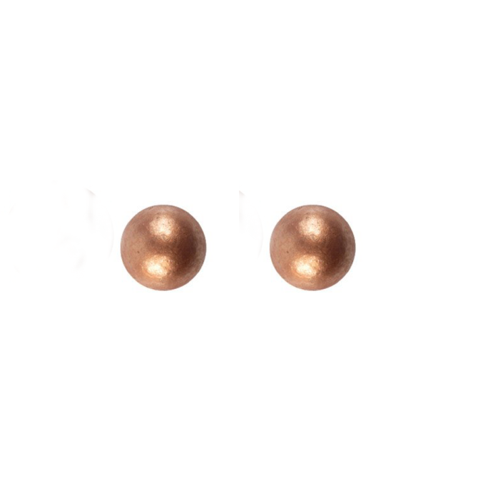 2 Boules Disco Bronze Ø 2, 2 cm - Chocolat Blanc 