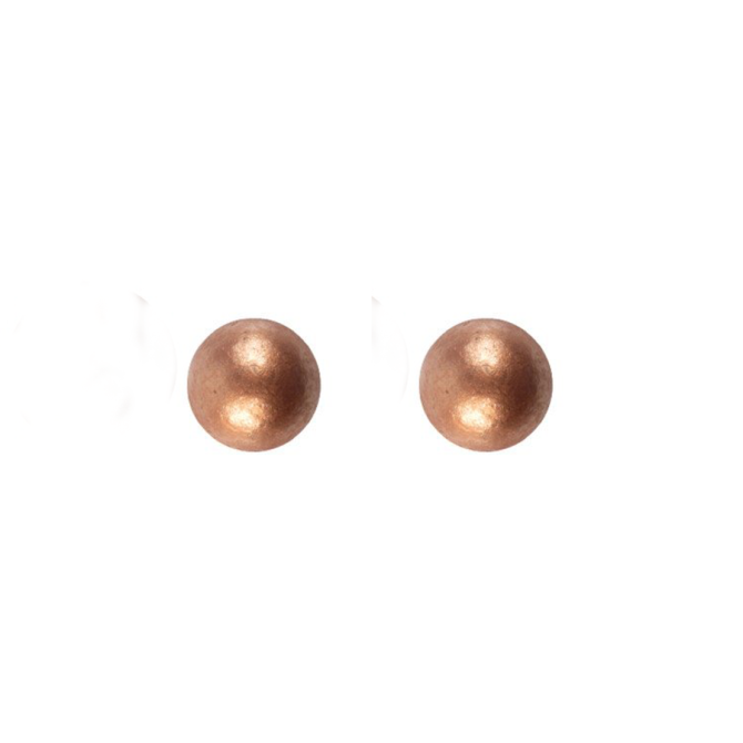 2 Boules Disco Bronze  2, 2 cm - Chocolat Blanc 