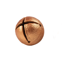 1 Boule Jingle Bells Bronze (2,8 cm) - Chocolat