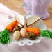 4 oeufs Dcoratifs Noir / Or (3, 8 cm) - Chocolat. n3