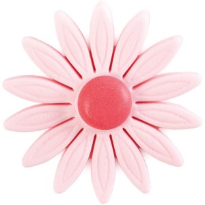 1 Grande Marguerite Rose ( 5,5 cm) - Sucre