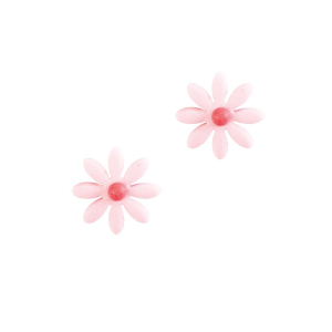 2 Petites Marguerites Rose (Ø 2 cm) - Sucre