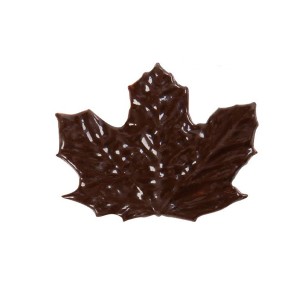 1 Feuille 6 cm - Chocolat Noir