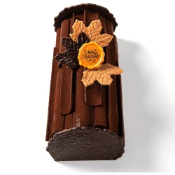 2 Embouts de Bche Tronc d Arbre 10 cm - Chocolat. n1