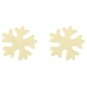 2 Flocons de Neige (4 cm) - Chocolat Blanc
