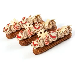 2 Flocons de Neige (4 cm) - Chocolat Blanc. n1