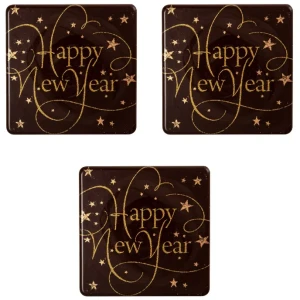 3 Carrs Happy New Year (3,8 cm) - Chocolat