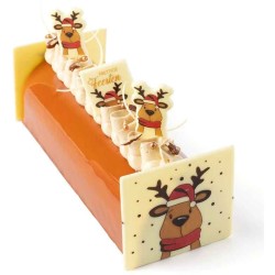 2 Embouts de Bche lan (9 cm)  Chocolat Blanc. n2