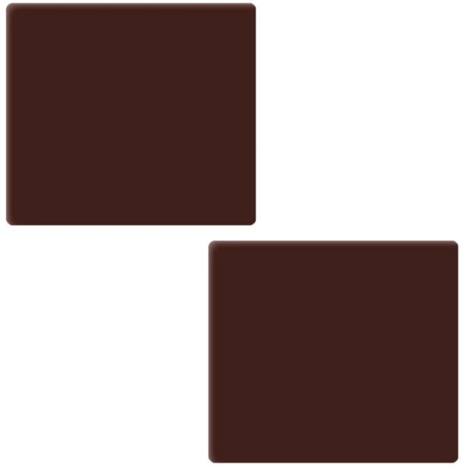 2 Embouts de Bche (9 cm)  Chocolat Noir 