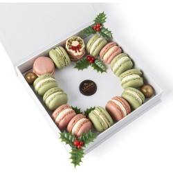 4 Couronnes de Nol (3 cm)  Chocolat Blanc. n2