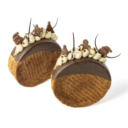 Assortiment de 8 Mini Dcors Nol (2, 4 cm)  Chocolat au Lait. n2