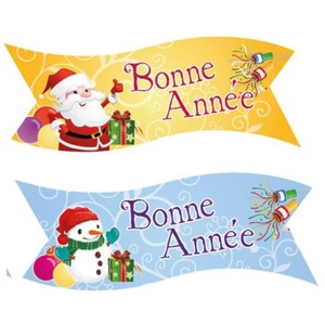 2 Banderoles Bonne Anne (9,1 cm)  Azyme