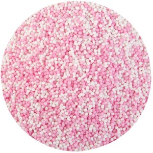 50 g Nonpareils Bb Fille Rose/Blanc