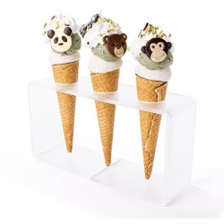 Assortiment de 4 Ttes d Animaux (3 cm)  Chocolat. n1