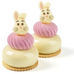 5 T�tes de Lapin � Chocolat Blanc. n�2