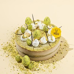 4 Oeufs Macha Green 3D � Chocolat Blanc. n�2