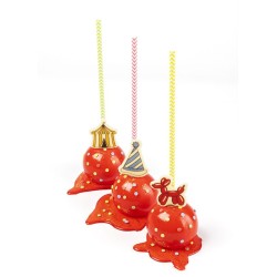 Set de 3 D�cors Cirque � Chocolat Blanc. n�3