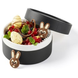 4 Lapins avec Dents (4, 5 cm) � Chocolat. n�2