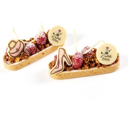 Set de 10 D�cors Mode � Chocolat Blanc. n�1