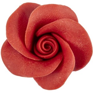 1 Rose Rouge (4 cm) – Sucre