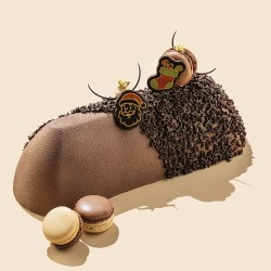 6 Figurines de Noël (3, 9 cm) – Chocolat Noir. n°1