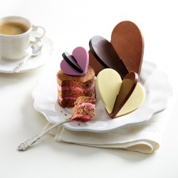 Moule Chocolat Coeurs en 3D. n2