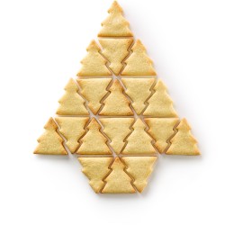 Emporte-pice Puzzle 19 biscuits Sapin. n3